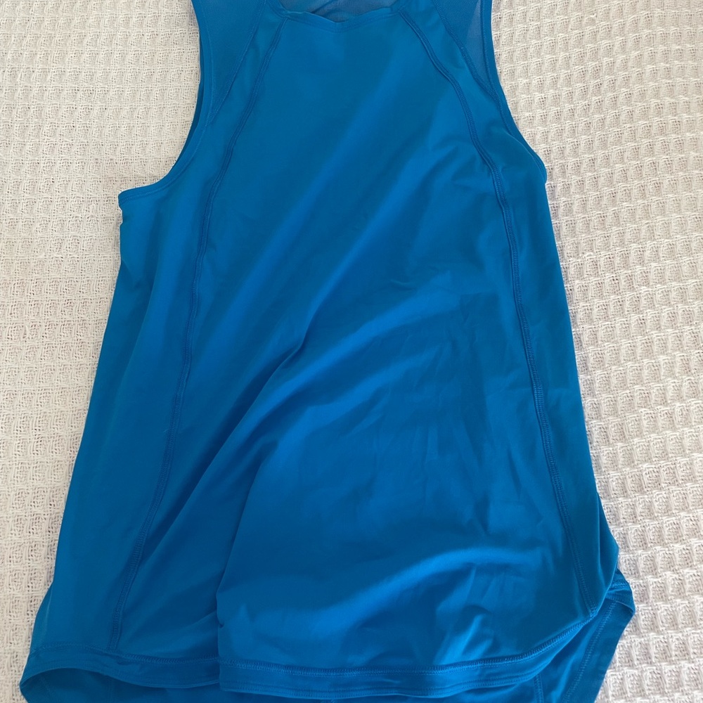 Lululemon sculpt tank top in cool blue
